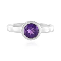 Marokkanischer Amethyst-Silberring