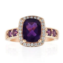 Marokkanischer Amethyst-Silberring