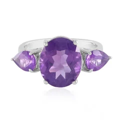 Marokkanischer Amethyst-Silberring