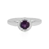 Marokkanischer Amethyst-Silberring