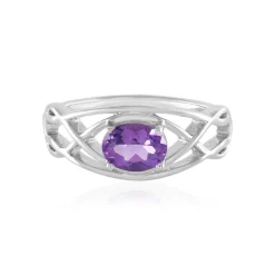 Marokkanischer Amethyst-Silberring