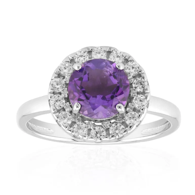Marokkanischer Amethyst-Silberring
