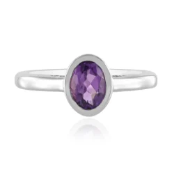 Marokkanischer Amethyst-Silberring