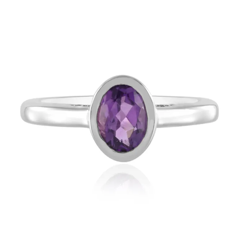 Marokkanischer Amethyst-Silberring