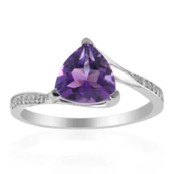 Marokkanischer Amethyst-Silberring