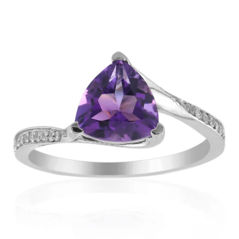 Marokkanischer Amethyst-Silberring
