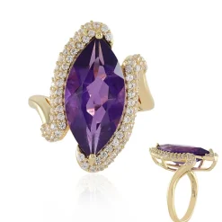 Marokkanischer Amethyst-Silberring