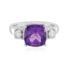Marokkanischer Amethyst-Silberring