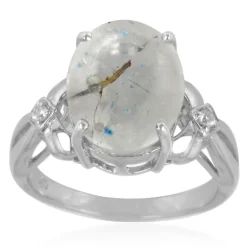 Medusa-Quarz-Silberring