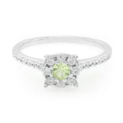 Merelani-Granat-Silberring