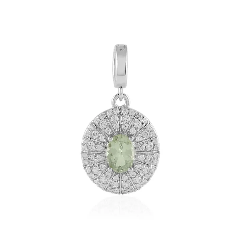 Merelani-Mint-Granat-Silberanhänger