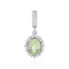 Merelani-Mint-Granat-Silberanhänger