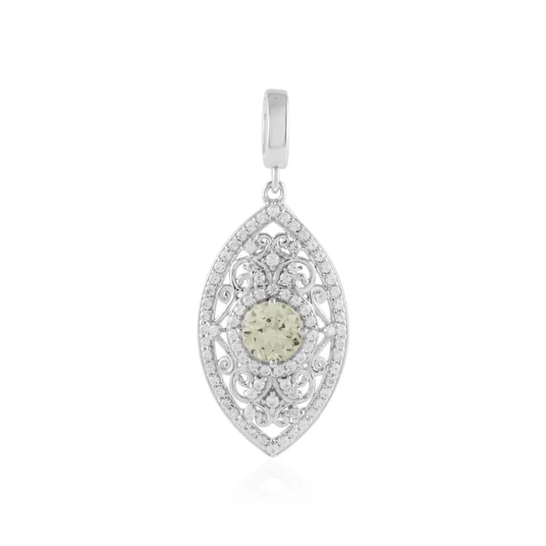 Merelani-Mint-Granat-Silberanhänger