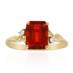 Mexikanischer Feueropal-Goldring (Smithsonian)