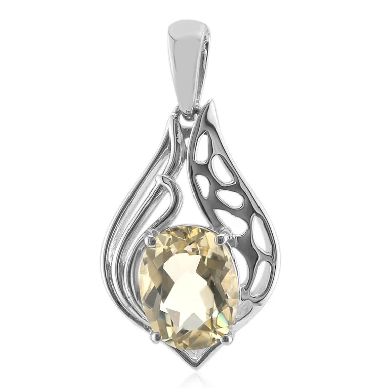 Mexikanischer Sonnenstein-Silberanhänger