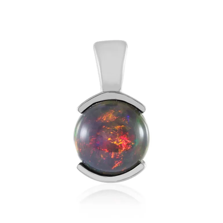 Mezezo-Opal-Silberanhänger