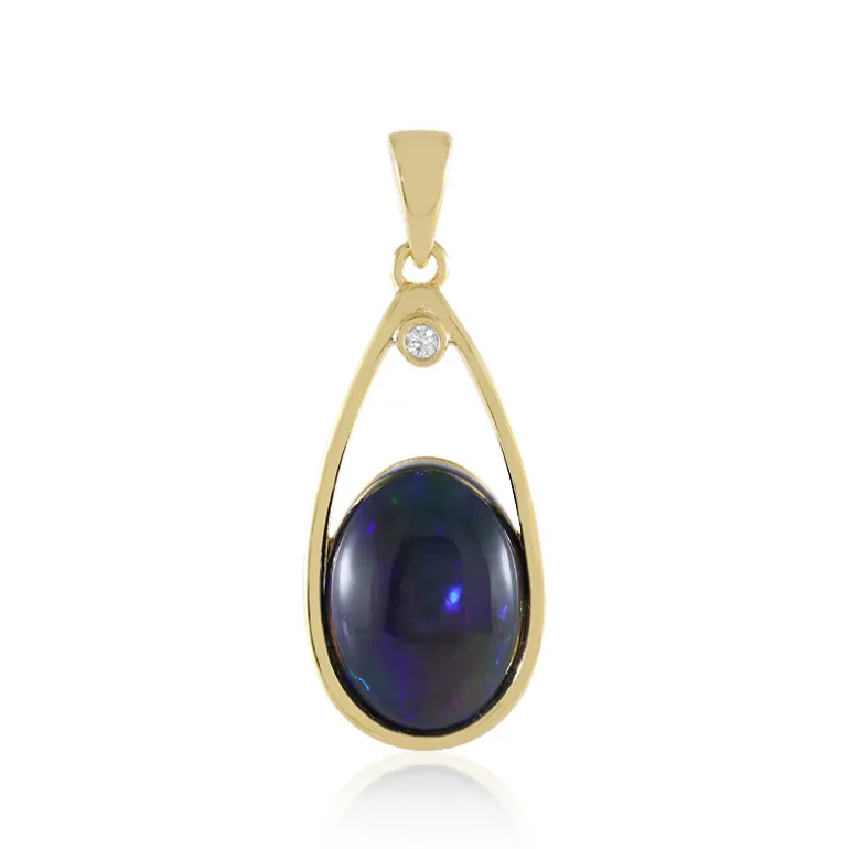 Mezezo-Opal-Silberanhänger (Adela Silber)