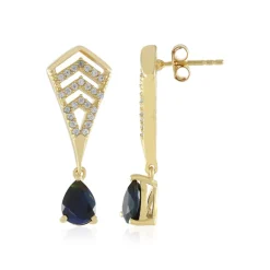 Mezezo-Opal-Silberohrringe