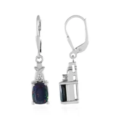 Mezezo-Opal-Silberohrringe