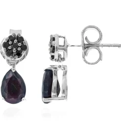 Mezezo-Opal-Silberohrringe