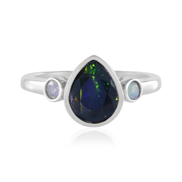 Mezezo-Opal-Silberring