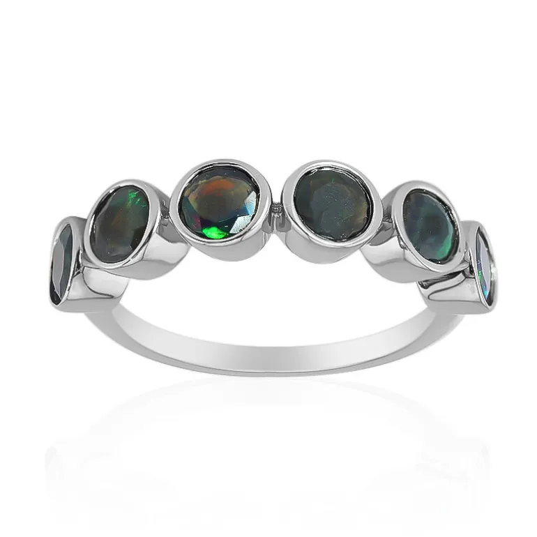 Mezezo-Opal-Silberring