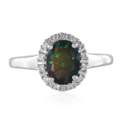 Mezezo-Opal-Silberring