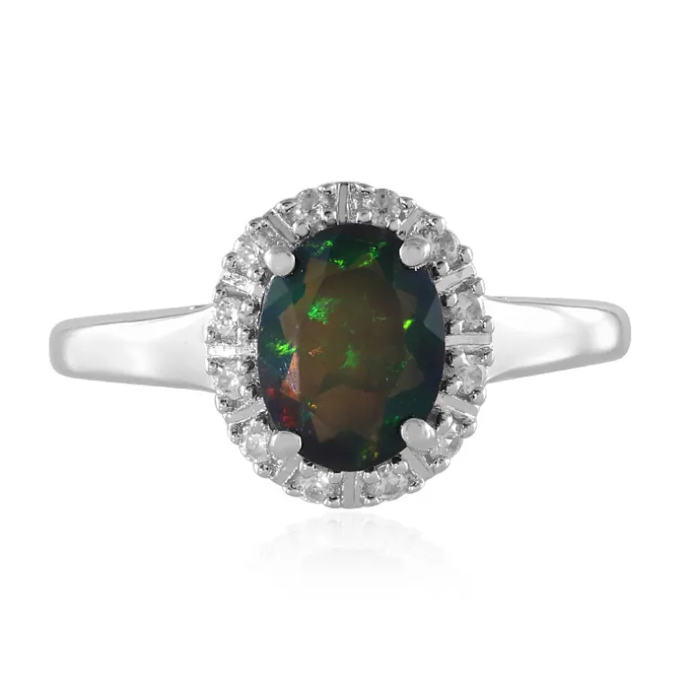 Mezezo-Opal-Silberring