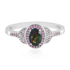 Mezezo-Opal-Silberring