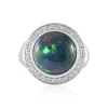 Mezezo-Opal-Silberring