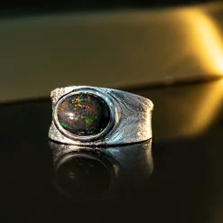 Mezezo-Opal-Silberring