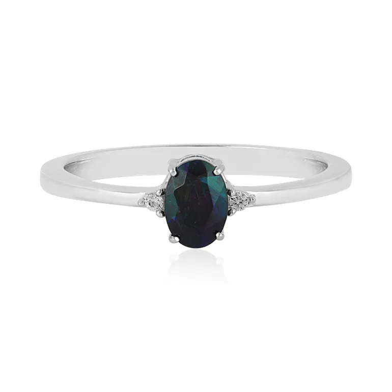 Mezezo-Opal-Silberring