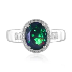 Mezezo-Opal-Silberring