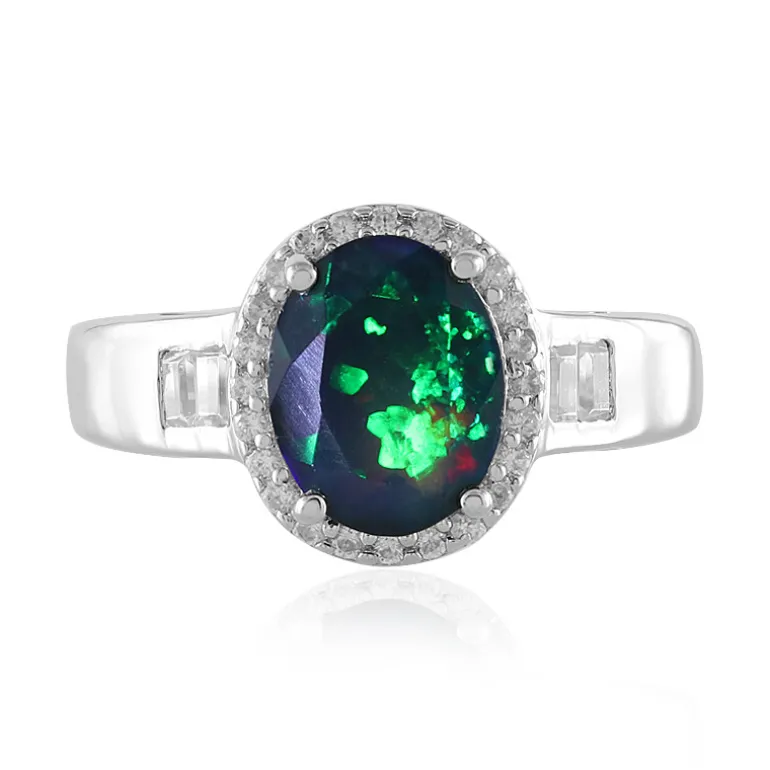 Mezezo-Opal-Silberring