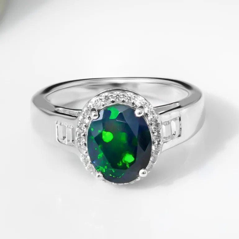 Mezezo-Opal-Silberring