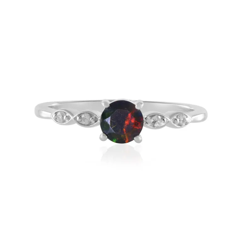 Mezezo-Opal-Silberring