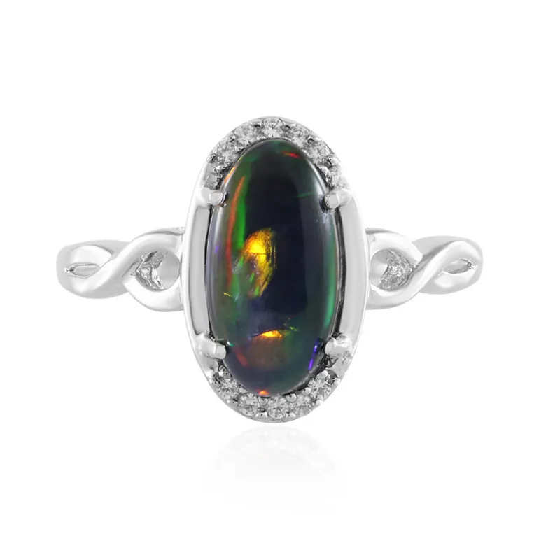 Mezezo-Opal-Silberring