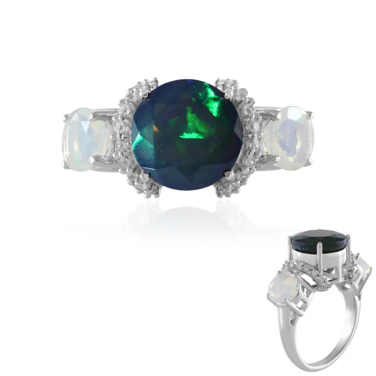 Mezezo-Opal-Silberring