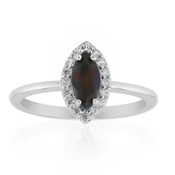 Mezezo-Opal-Silberring