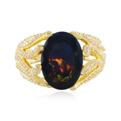 Mezezo-Opal-Silberring