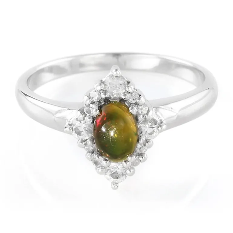 Mezezo-Opal-Silberring