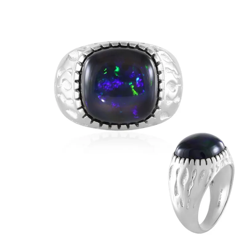 Mezezo-Opal-Silberring