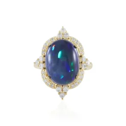 Mezezo-Opal-Silberring (Adela Silber)