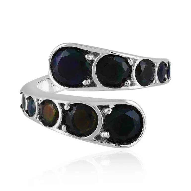 Mezezo-Opal-Silberring (de Melo)