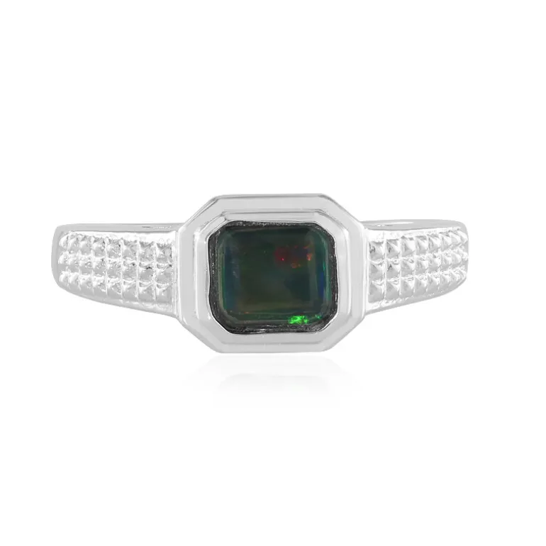 Mezezo-Opal-Silberring (de Melo)