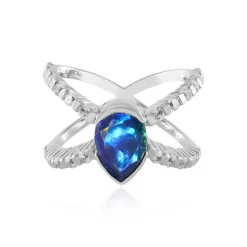 Mezezo-Opal-Silberring (de Melo)