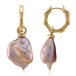 Ming-Perlen-Silberohrringe (TPC)