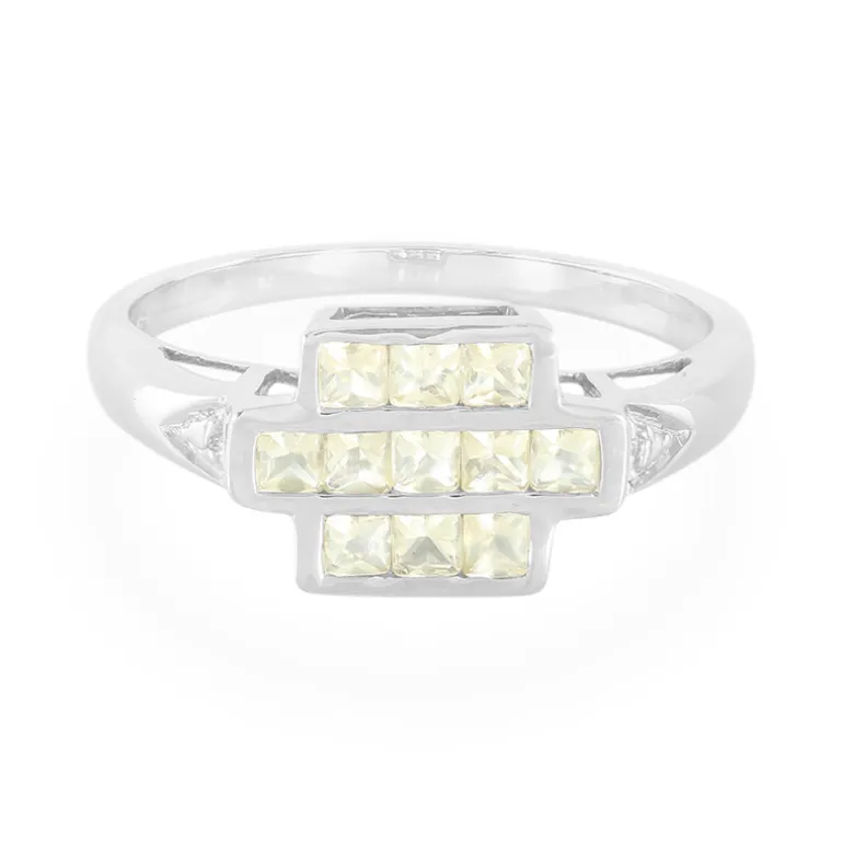 Mondschimmer-Sonnenstein-Silberring