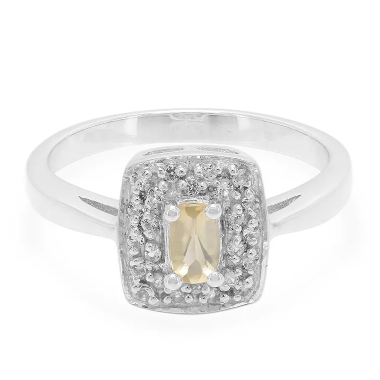 Mondschimmer-Sonnenstein-Silberring