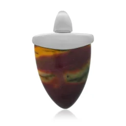 Mookait-Silberanhänger